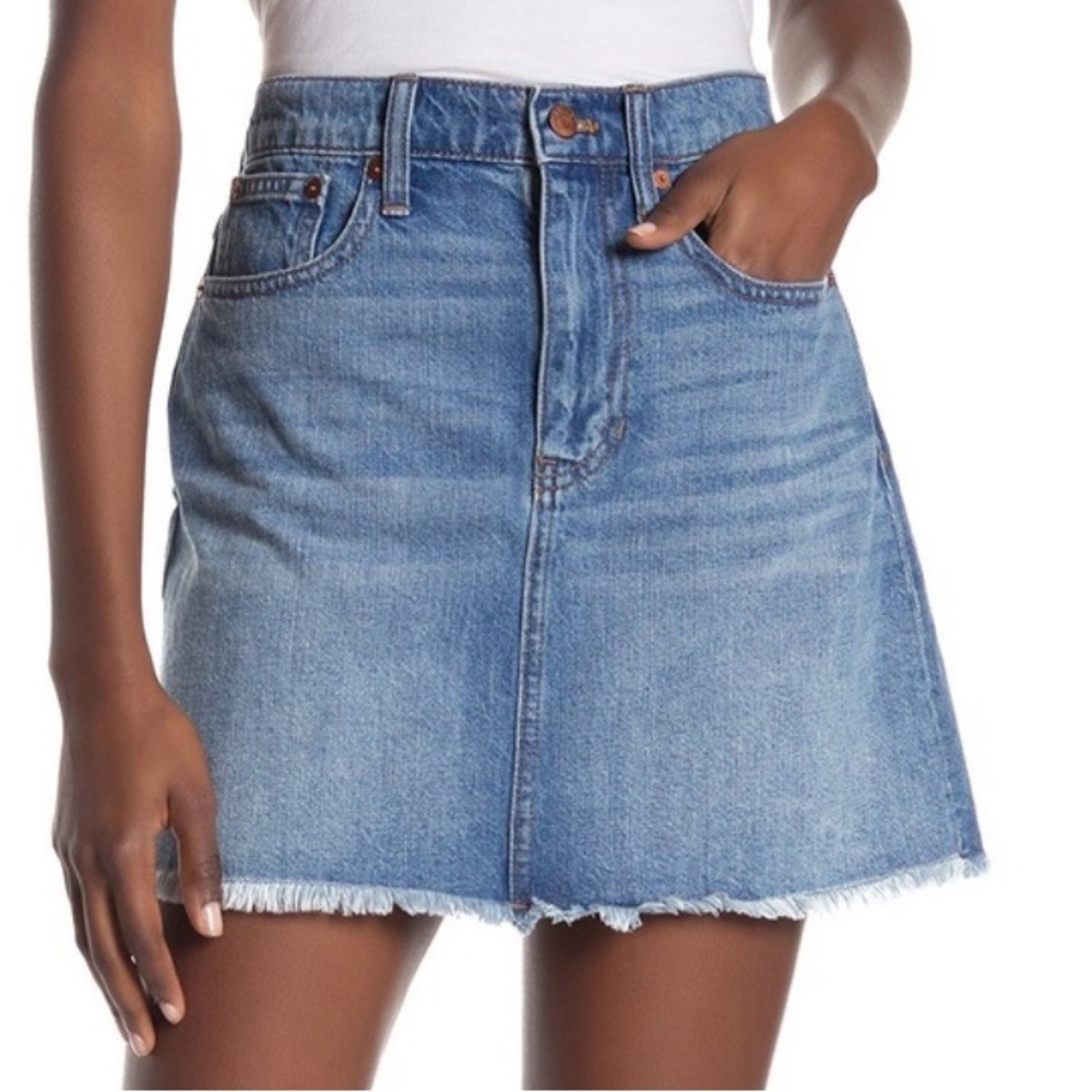 Madewell McCarren Denim Mini Skirt K8028